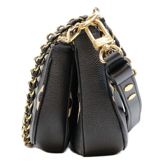 LOUIS VUITTON ルイヴィトン M45777 バイカラーモノグラムアンプラント ブラッククリーム ミュルティポシェットアクセソワール ショルダーバッグ
