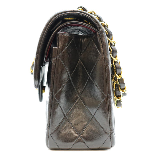 Chanel No. 2 Black Lambskin Double-Flap Paris Limited Matelassé 23 Chain Shoulder Bag Shoulder Bag