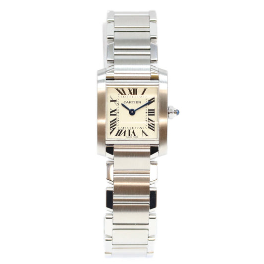Cartier カルティエ 08年 W51008Q3 SS タンクフランセーズSM QZ 時計 腕時計