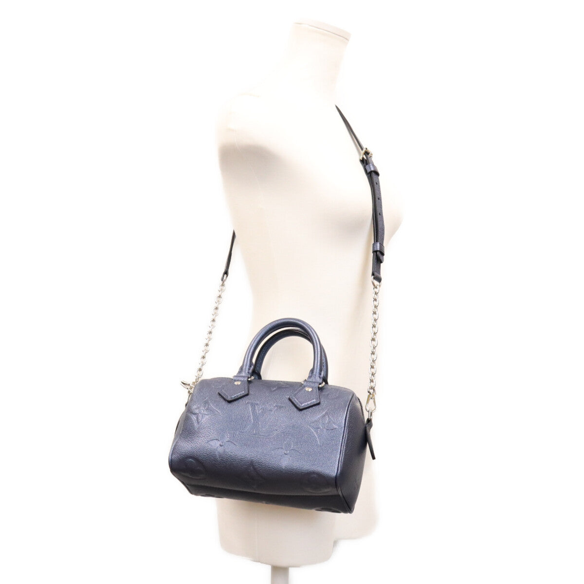LOUIS VUITTON ルイヴィトン 21年 M58958 アンプラント メタリックブルー スピーディバンドリエール20 ボストンバッグ ボストンバッグ