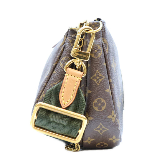 LOUIS VUITTON ルイヴィトン 20年 M44813 モノグラム カーキ ミュルティポシェットアクセソワール ショルダーバッグ ショルダーバッグ