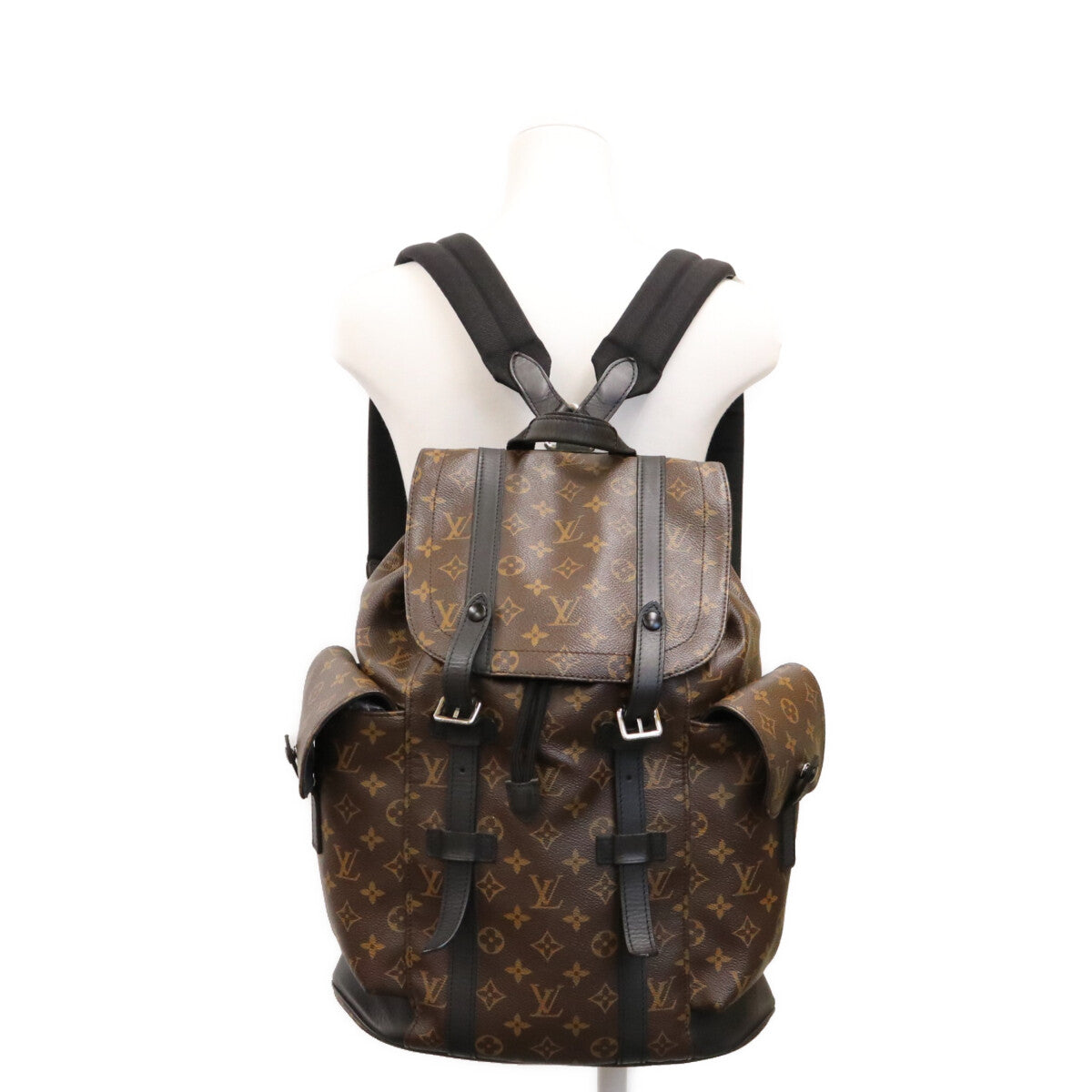 LOUIS VUITTON ルイヴィトン M43735 モノグラムマカサー クリストファーMM バックパック リュック リュック バックパック