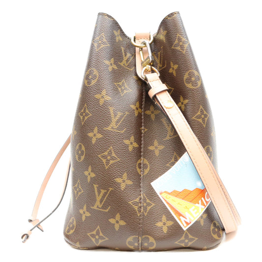 LOUIS VUITTON ルイヴィトン 19年 M44022 モノグラム ローズプードル ワールドツアー ネオノエMM ショルダーバッグ ショルダーバッグ
