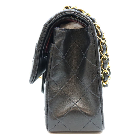 CHANEL シャネル 4番 A01113 黒 ラム GP金具 マトラッセ23 ショルダーバッグ ショルダーバッグ