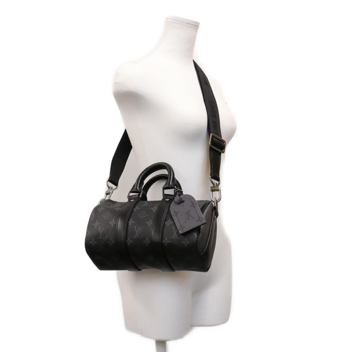 LOUIS VUITTON ルイヴィトン M46271 モノグラムエクリプス キーポルバンドリエール25 ボストンバッグ ショルダーバッグ