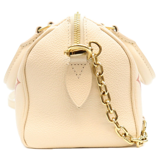 LOUIS VUITTON ルイヴィトン M46397 アンプラント クレーム ローズトリアノン スピーディバンドリエール20 ミニボストンバッグ ショルダーバッグ