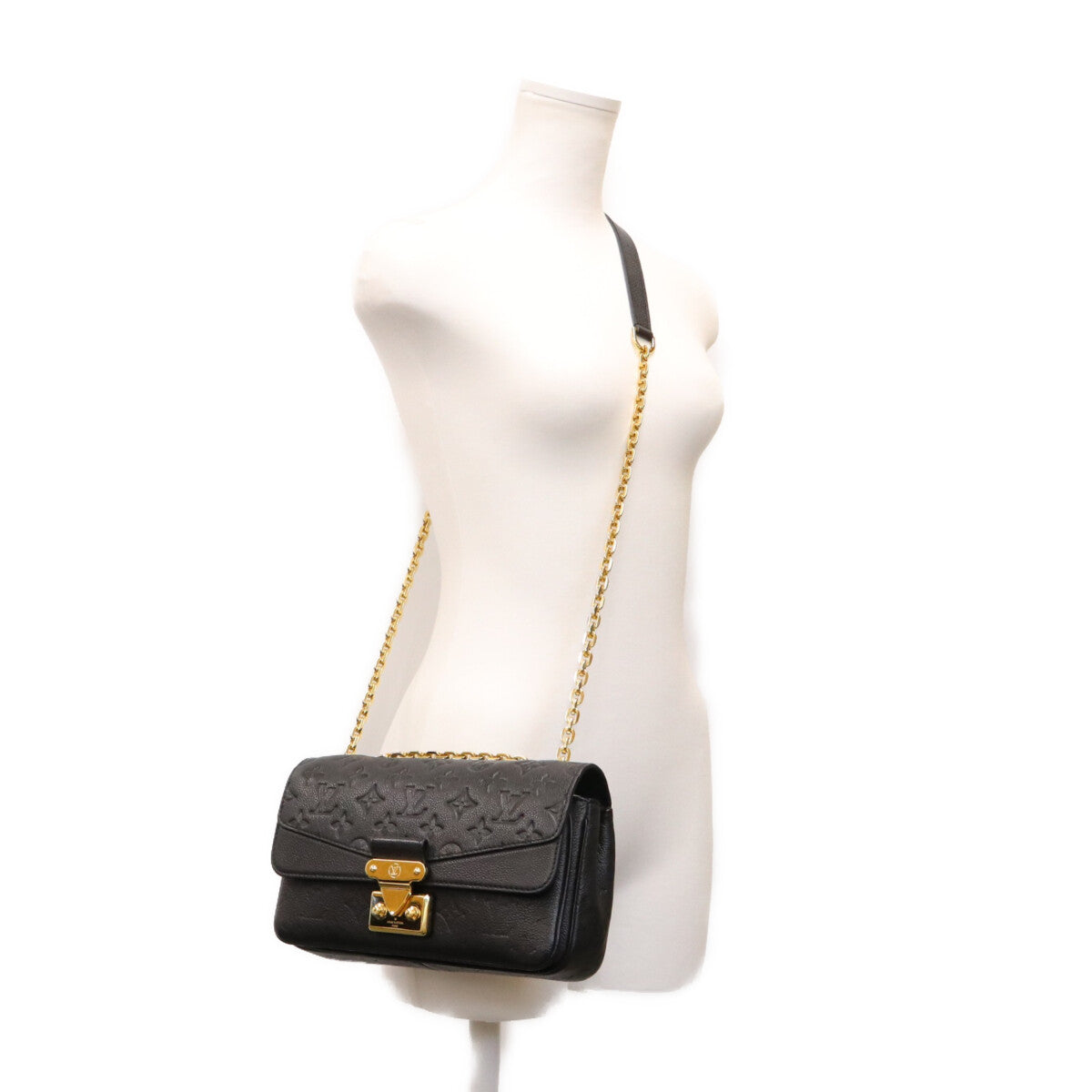 LOUIS VUITTON ルイヴィトン M46200 モノグラムアンプラント ノワール マルソー チェーンショルダーバッグ ショルダーバッグ