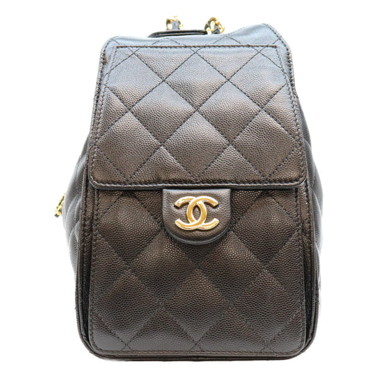 CHANEL シャネル AS5293 シャネル25 キャビアスキン 黒 スモールハンドバック ショルダーバッグ