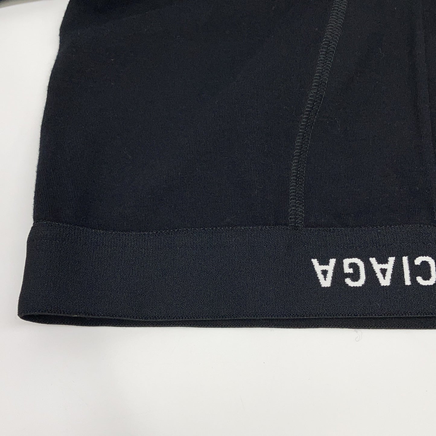 BALENCIAGA バレンシアガ 767077 Patched Brief Dress ブラック ワンピース XS