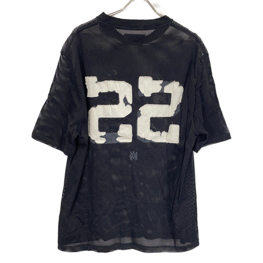 AMIRI アミリ ブラック メッシュ ゲームシャツ トップス