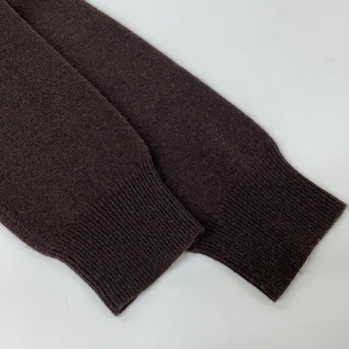 21AW STUDIO Brown Cashmere Blend Turtleneck Top S Ladies