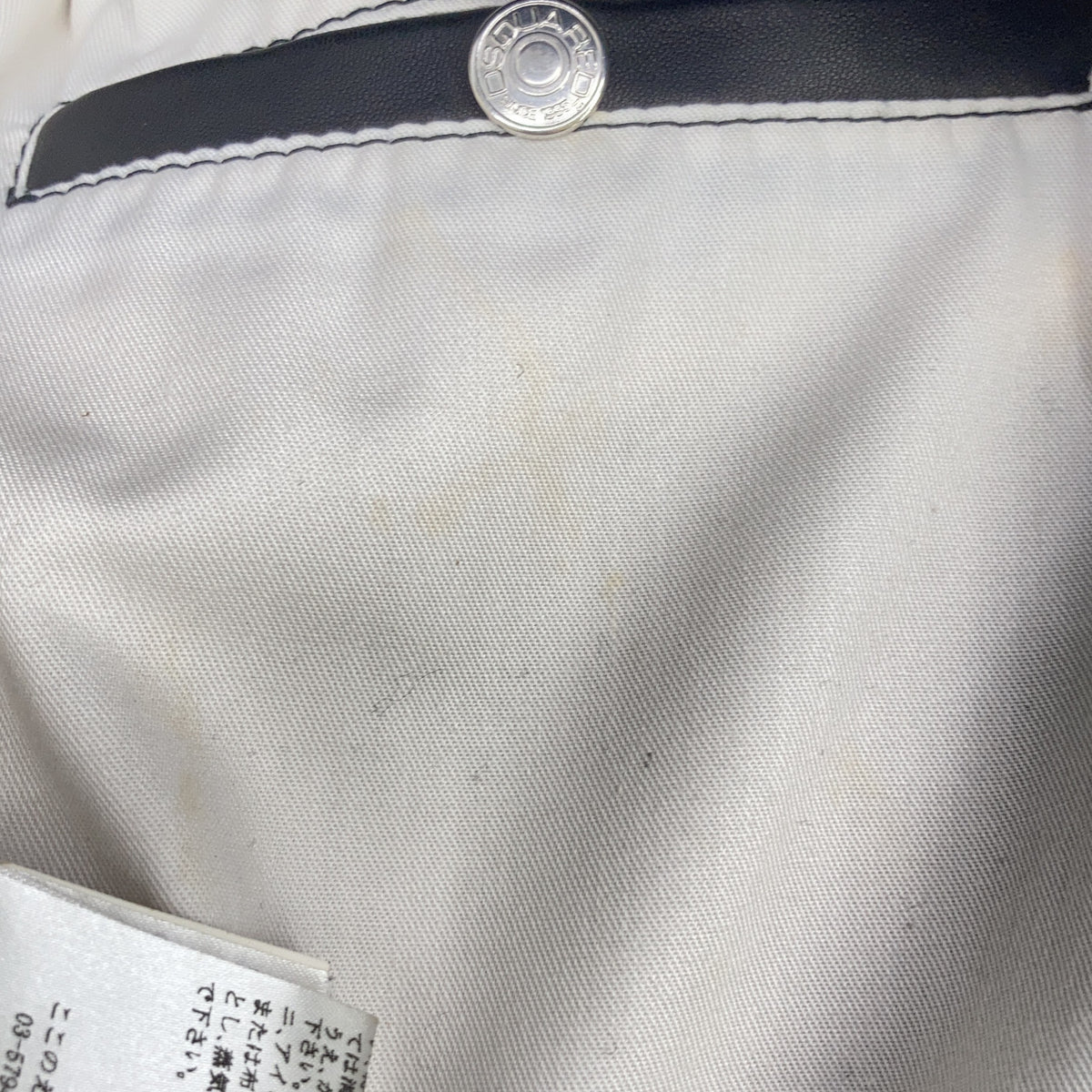 皮革 菱格 羽绒夹克 夹克 44 男士