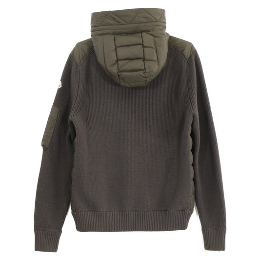 MONCLER モンクレール 【美品】H20919850800 CARDIGAN ダウン/ニット切替 フーディダウンジャケット ジャケット
