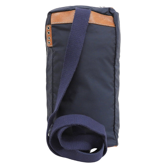 Felisi フェリージ 美品 ナイロン×レザー ショルダーバッグ ボディバッグ メンズ ネイビー 99114 ボディバッグ