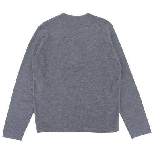ZANONE ザノーネ 美品 ウール Vネック ニット トップス メンズ グレー 46 トップス