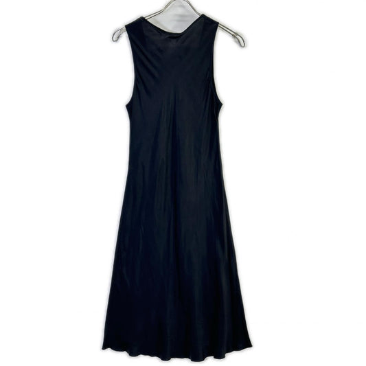 Black 3756-1101 Rayon Sleeveless Dress, Leica Collection, size 38, for women