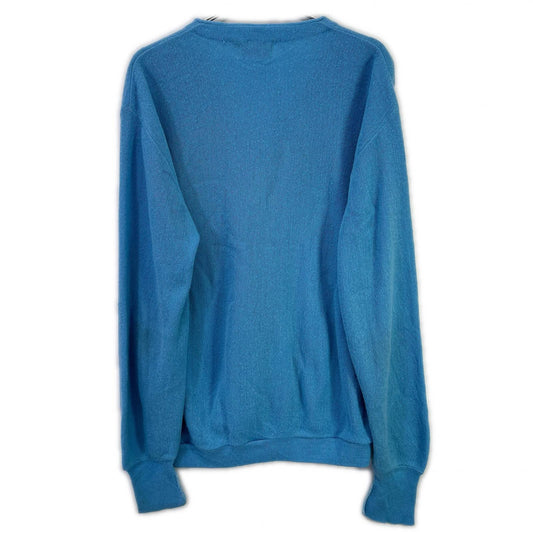 Lacoste ラコステ 70S 糸巻きタグ ブルー カーディガン トップス