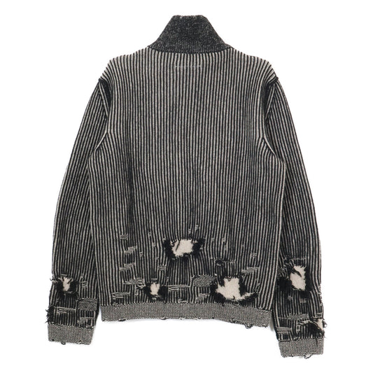 MM6 エムエムシックス 24年 SH2AM0016 MM Gauge 7 Zip Up Cardigan ジャケット