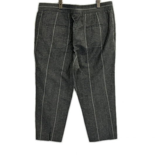 BRUNELLO CUCINELLI ブルネロクチネリ グレー リネン 8分丈パンツ ボトムス