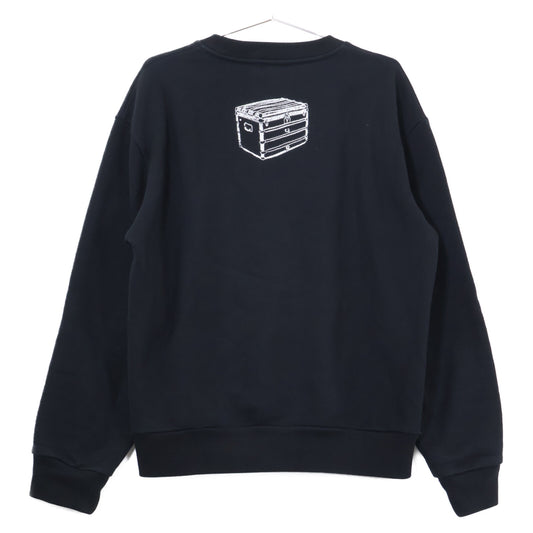 LOUIS VUITTON Louis Vuitton Authorized Domestic Retailer 2023 HPY79W Logo Brushed-Back Graphic Sweatshirt Top