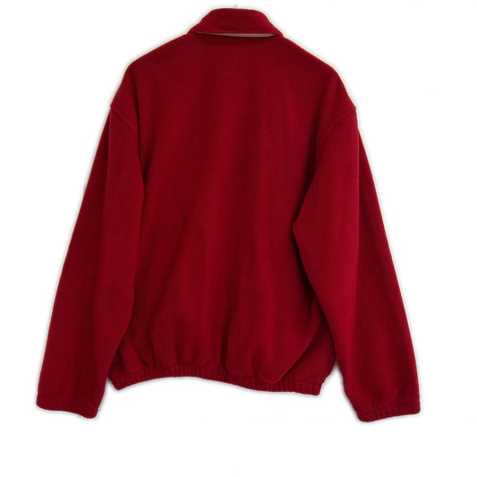 POLO RALPH LAUREN 90S Red Fleece swing-top jacket