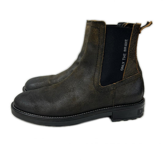 DIESEL ディーゼル ブラウン D-Throuper CB Y02022 PS994 サイドゴアブーツ シューズ