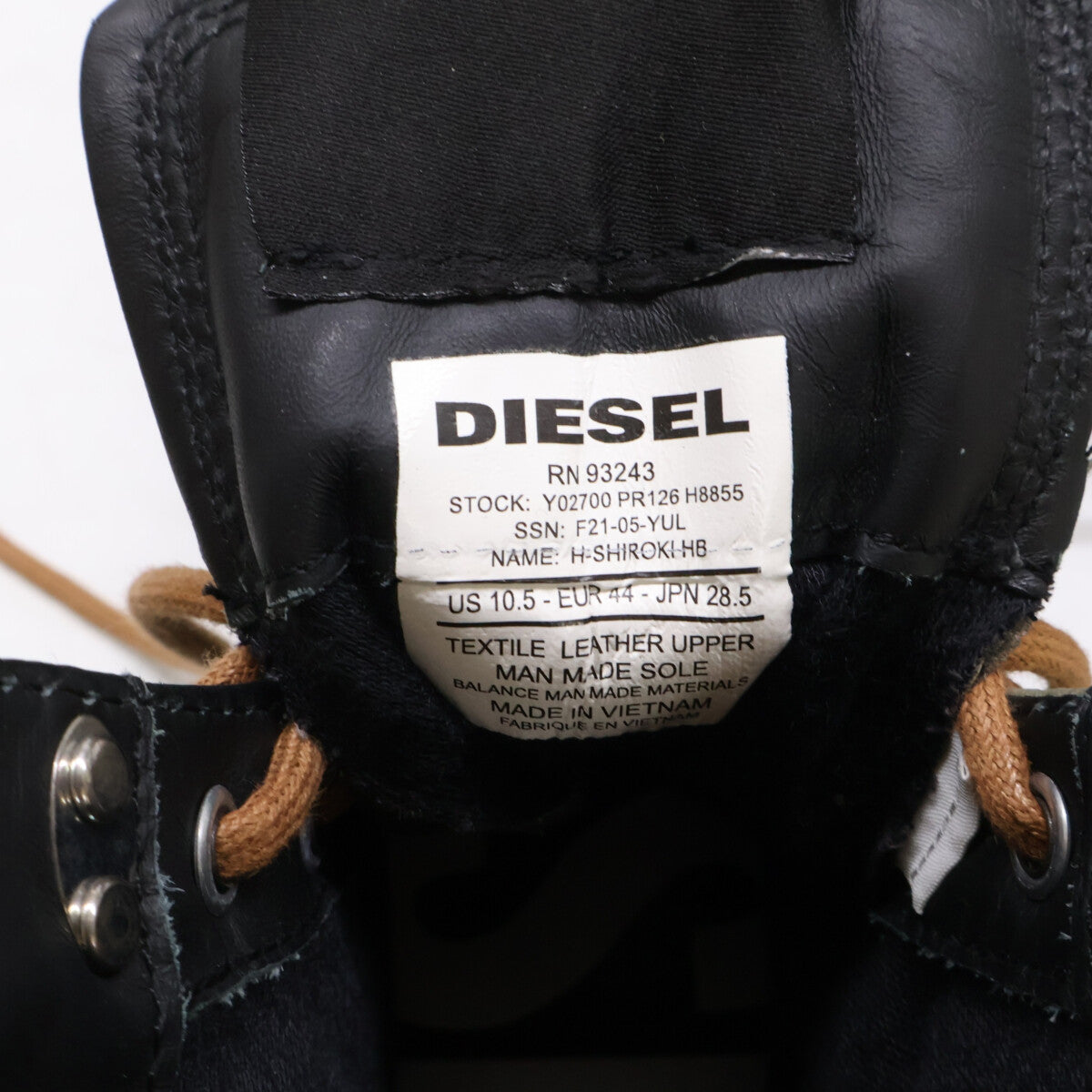 DIESEL ディーゼル 【新品】H-SHIROKI HB レースアップ ブーツ シューズ