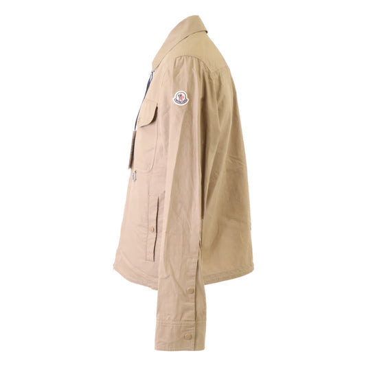 MONCLER モンクレール 新品同様 25年製 CAMICIA ジップアップシャツジャケット ジャケット