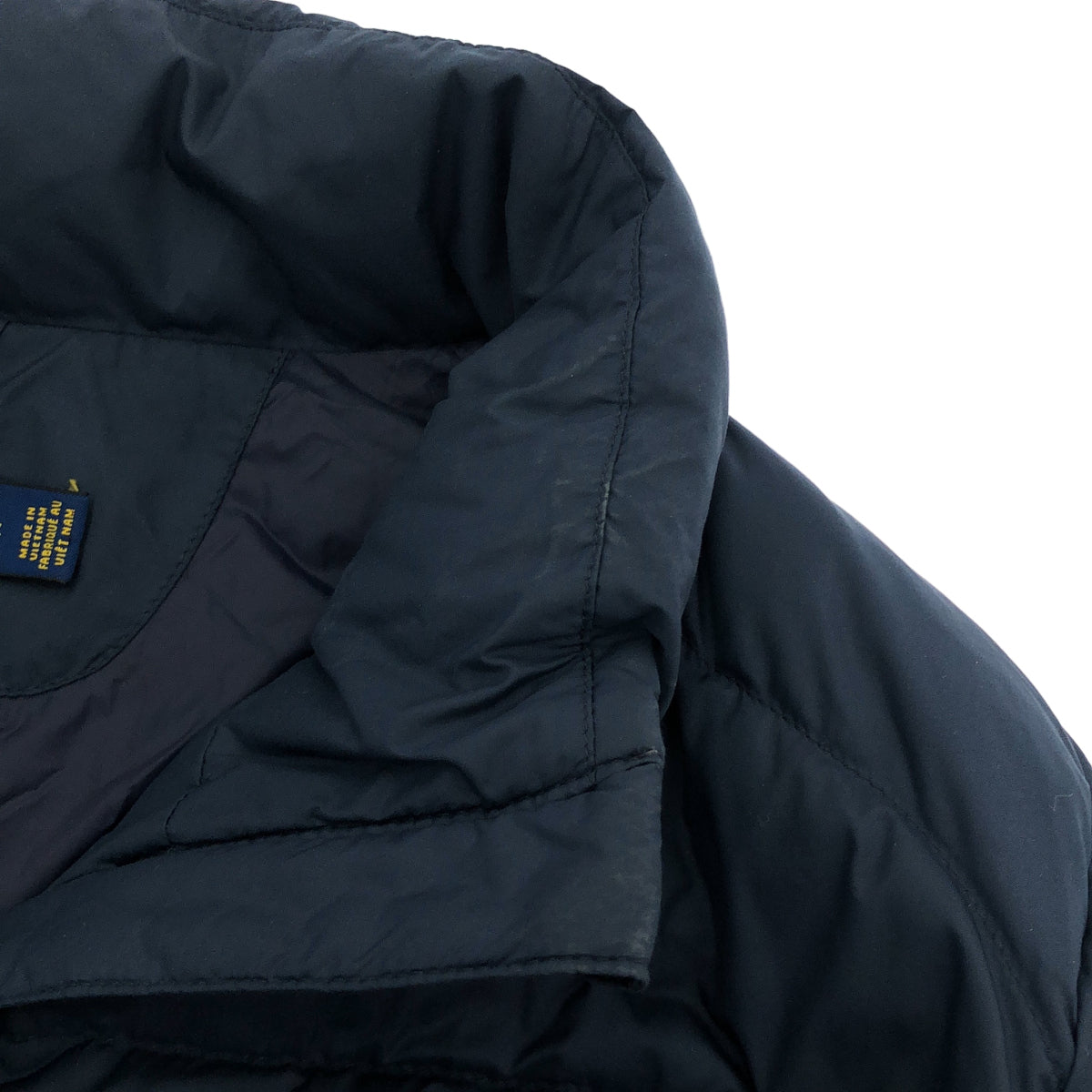 POLO by Ralph Lauren Polo Ralph Lauren Navy Pony Embroidery Long Down Coat Top