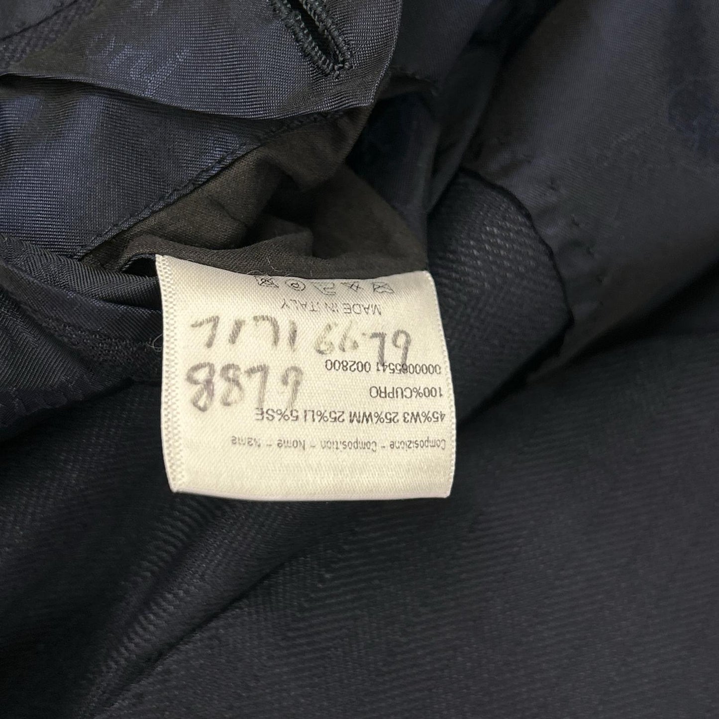 Brioni ブリオーニ ネイビー ウール 2B ジャケット ヘリンボーン ジャケット