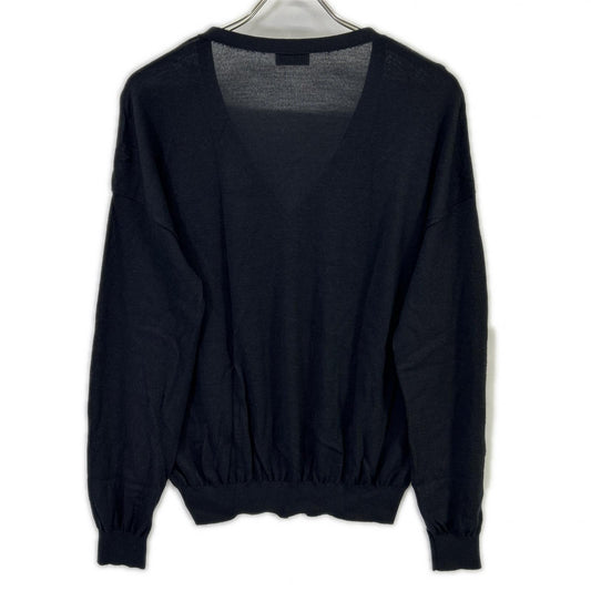 SAINT LAURENT PARIS サンローランパリ 22年 733567 ブラック ウールシルク ニット トップス