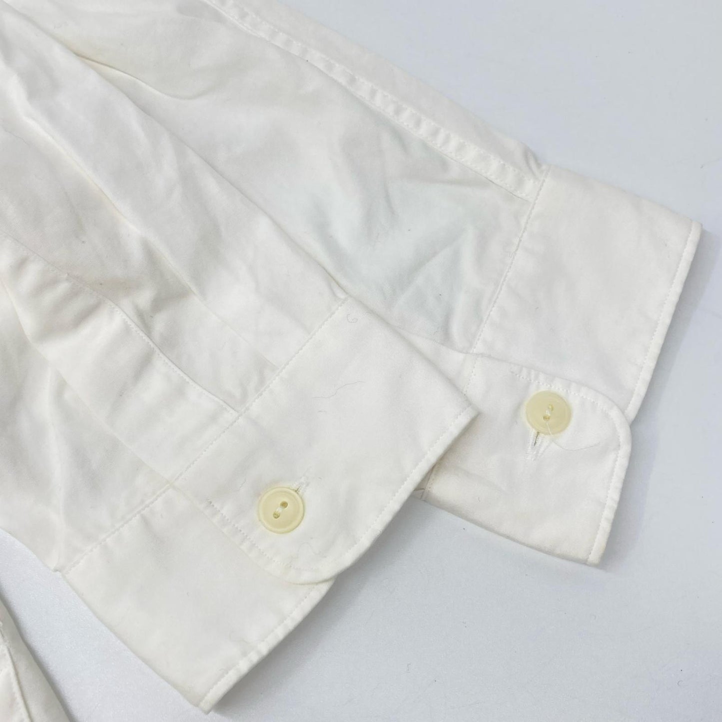 POLObyRalphLauren ポロラルフローレン 90s ISLE ホワイト 長袖 キューバシャツ 開襟 トップス