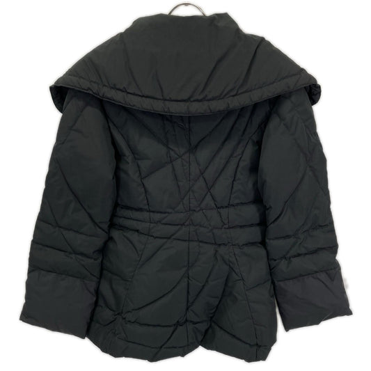 MONCLER モンクレール 茶タグ ブラック レザーコード ダウン ロングコート コート
