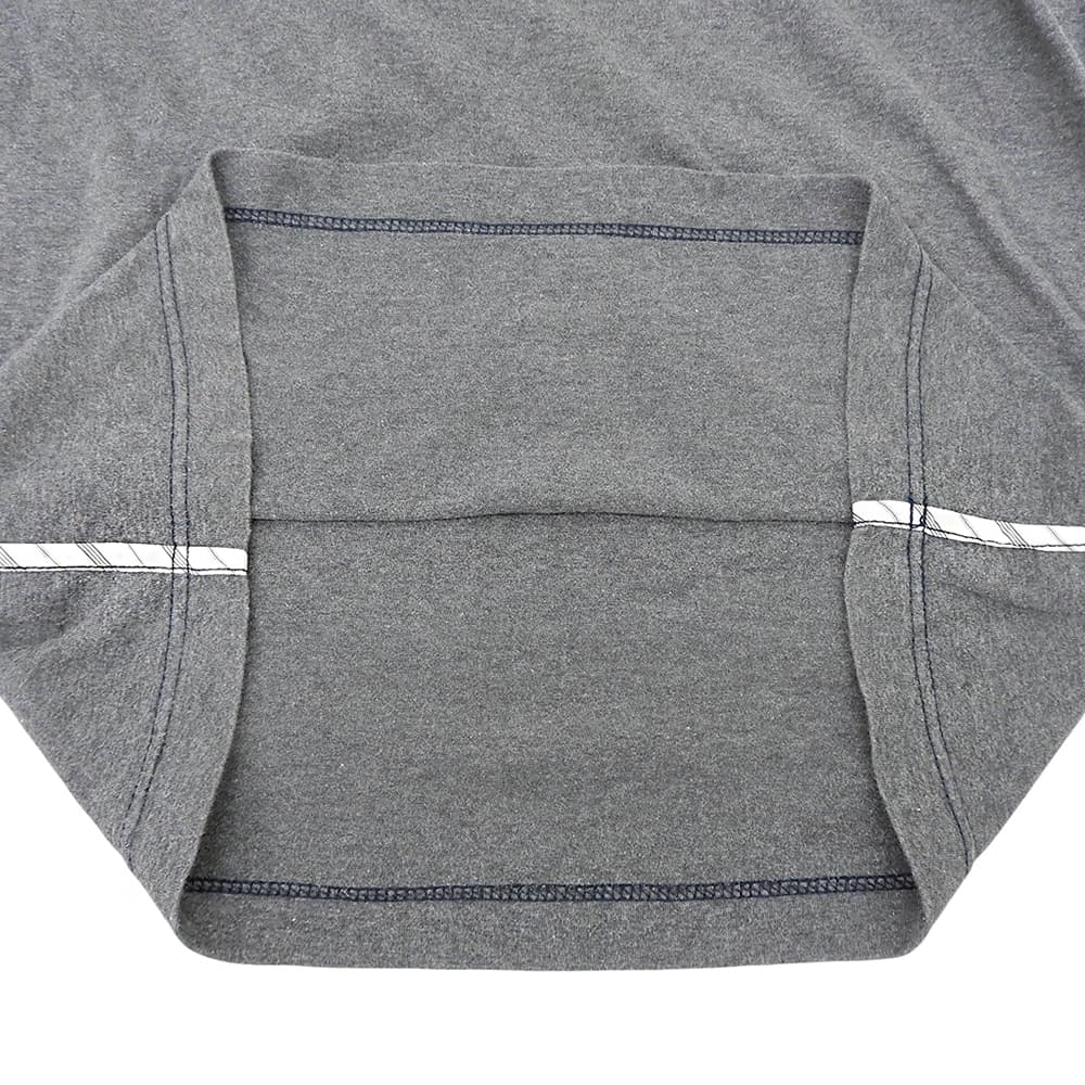 COMMEdesGARCONS HOMME コムデギャルソンオム キュプラパイピング 半袖Tシャツ コットン トップス メンズ グレー M HQ-T025 トップス