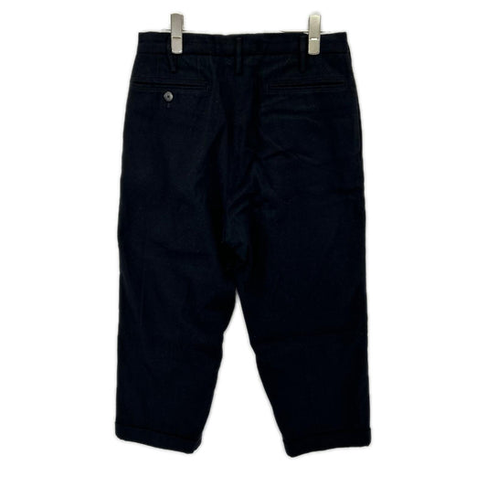 VISVIM ビズビム 01171050080119 ウールリネン ブラック クロップドパンツ ボトムス