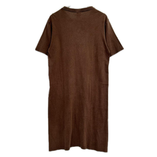 NUMBER (N)INE ナンバーナイン 本人期 ブラウン 半袖 ストーンズ ロングTシャツ トップス