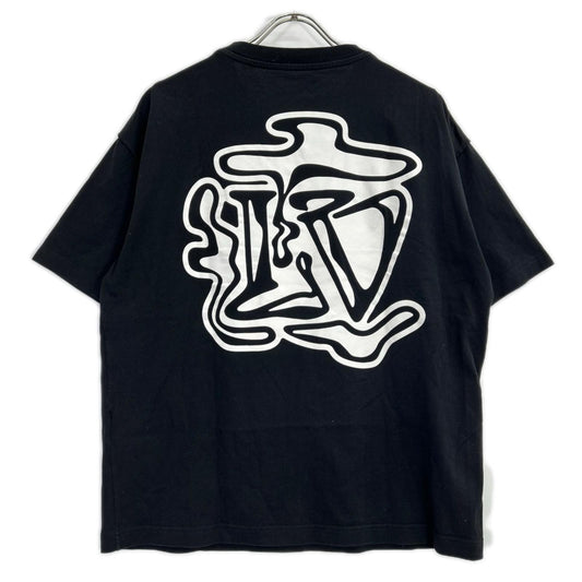 LOUIS VUITTON ルイヴィトン 19SSブラック LV スモークプリンテッドTシャツ トップス