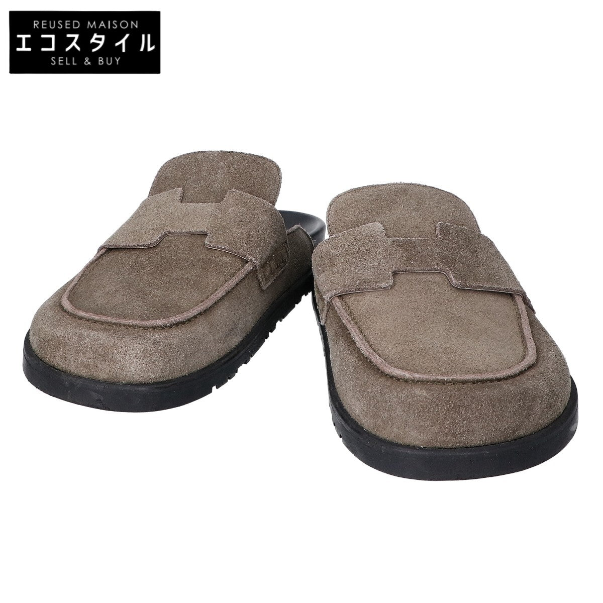 HERMES エルメス 231745 Go muleゴーミュール スエードサンダル