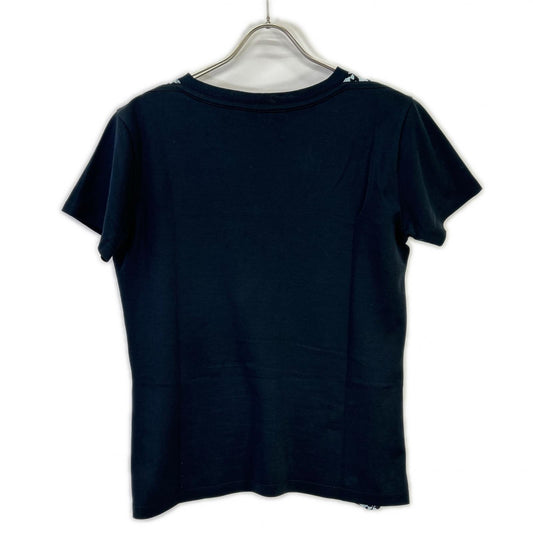 LOUIS VUITTON FBTS10X3G Monogram Silk Panel Short Sleeve T-Shirt