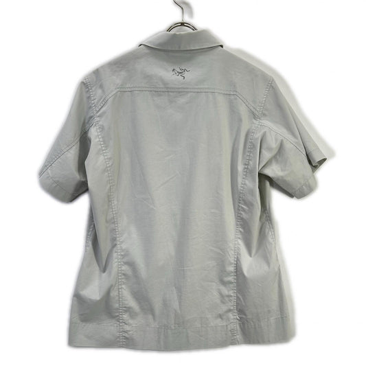 ARC'TERYX アークテリクス 19496 グレー ストライプ a2b SS ポロシャツ トップス
