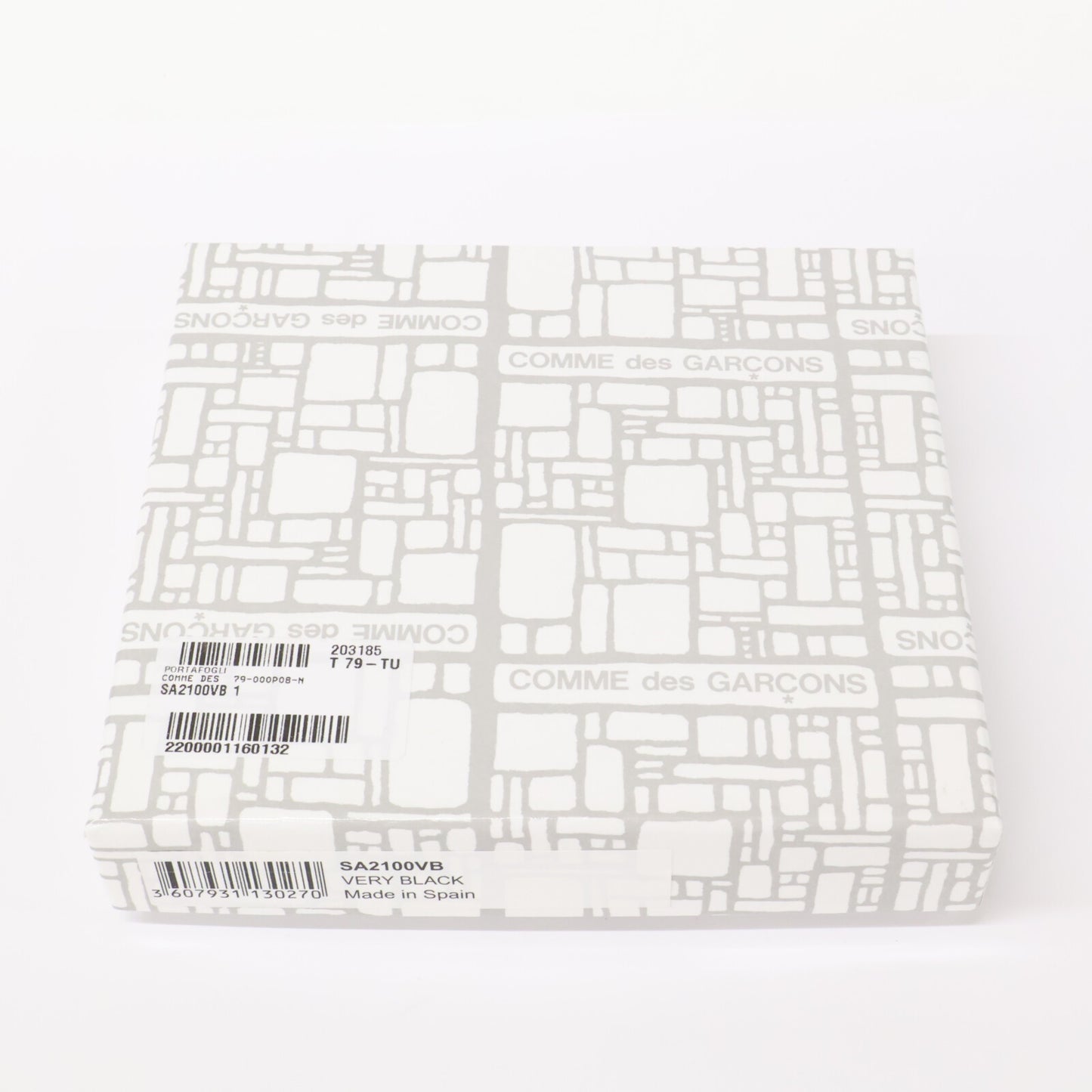 COMMEdesGARCONS コムデギャルソン SA2100VB ラウンドジップ レザー 2つ折り財布 二つ折り財布(小銭入れあり)