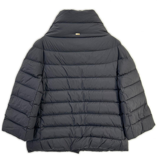 HERNO P10506D Black Stand-Collar Down Jacket Jacket