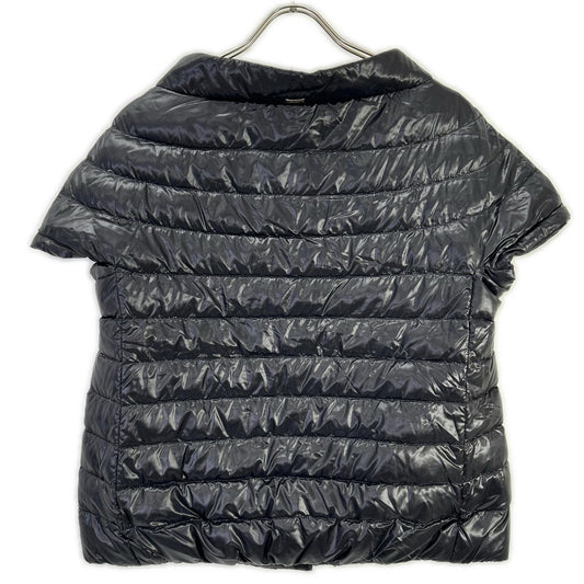 HERNO HERNO PI0110DIC Black ICONICO EMILIA Short-Sleeve Down Jacket Jacket