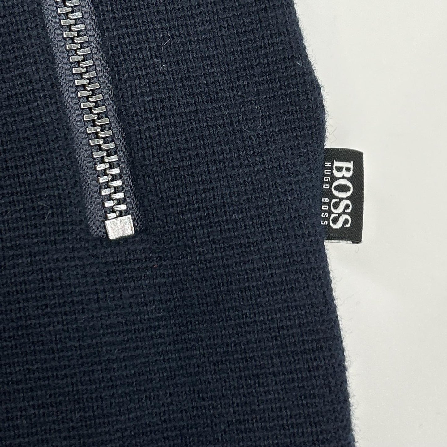 HUGOBOSS ヒューゴボス 10221939 ネイビー ジップアップ カーディガン トップス