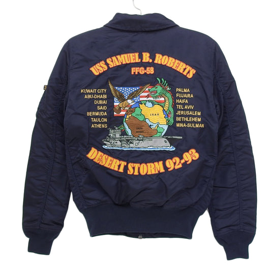 ALPHA INDUSTRIES アルファインダストリーズ 新品同様 STORM CRUISE JACKET ジャケット メンズ ネイビー XS ジャケット