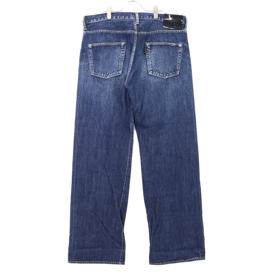 Yohji Yamamoto Spotted Horse HE-P60-519 Actress Period Wide Button Fly Denim Pants Bottoms