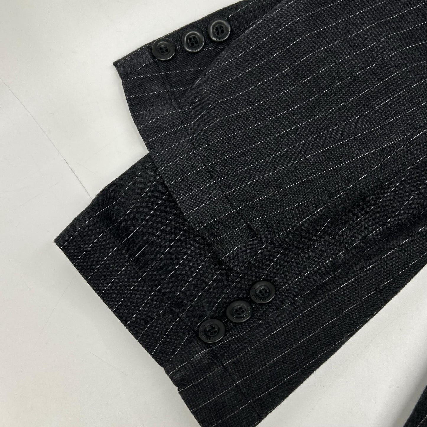 STONE ISLAND ストーンアイランド Denims グレー 00s ポールハーヴェイ期 ピンストライプ3Bテーラードジャケット ジャケット