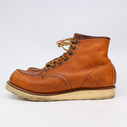 BROWN 875 Side Wing Logo Irish Setter Moc Toe Boots Shoes 9E Men's