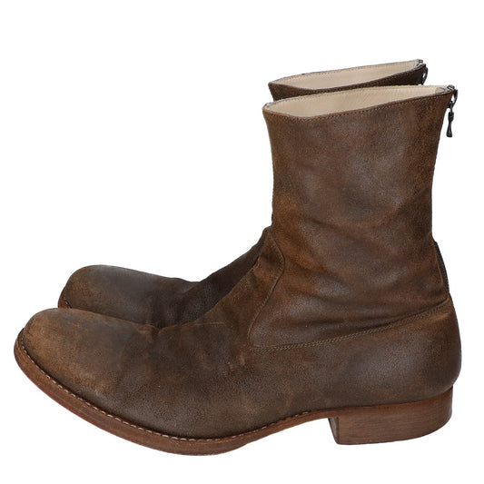 CAROL CHRISTIAN POELL Destroyed Back Zip Boots Shoes