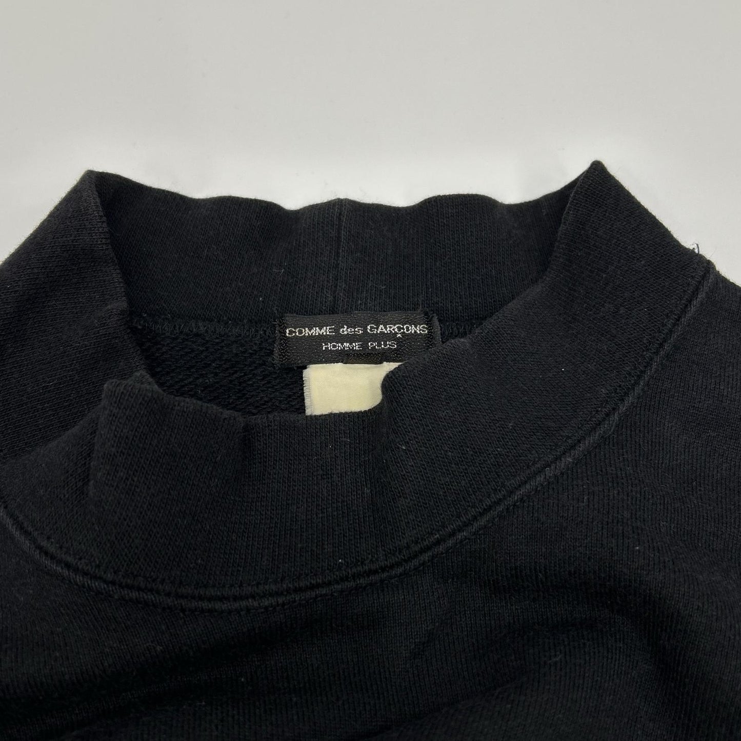 COMMEdesGARCONS HOMME PLUS コムデギャルソンオムプリュス ブラック ハイネックスウェット トップス トップス